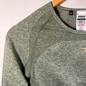 Gymshark Women’s Green Crop-Sweater